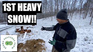 Preparing The Homestead For Snow