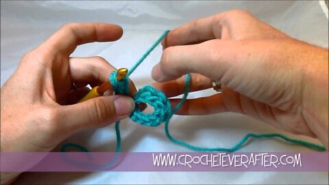 Left Hand Foundation Single Crochet #2: FSC Join In The Round