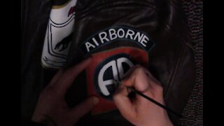 Painting a WWII Style Bomber Jacket of a Paratrooper