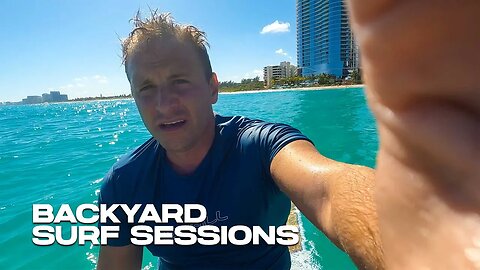 Surfing Sunny Isles Beach February 2022 - Robert Syslo Jr