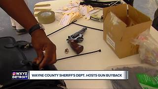 Sheriff's Office hosts gun buyback program