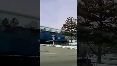 A Train Screams Thru This Wisconsin Town! #trains #trainvideo #shortvideo #shorts | Jason Asselin