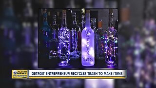 He cleans trash off Detroit streets and transforms it into household products