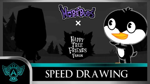 Speed Drawing: Happy Tree Friends Fanon - Waddles | Mobebuds Style