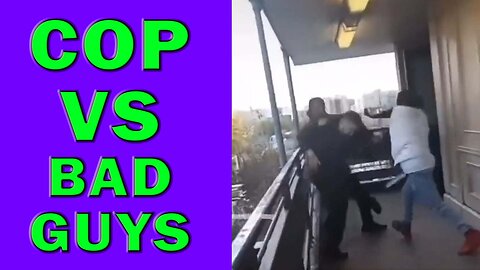Cop Battles Bad Guys At A Subway Station On Video - LEO Round Table S08E206