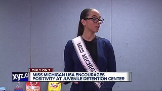 Miss Michgian USA encourages positivity at juvenile detention center