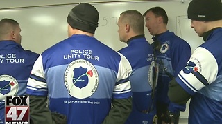 Officers ride through Ingham County to honor fallen officer