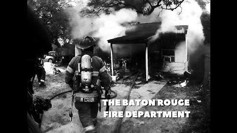 THE Baton Rouge Fire Department STOMPING OUT Fire