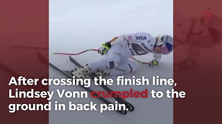 Lindsey Vonn Suffers Back Injury Ahead Of Olympics