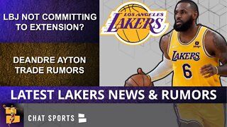 LeBron James NOT COMMITTING To Extension With Lakers? Latest On LeBron & Anthony Davis