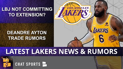 LeBron James NOT COMMITTING To Extension With Lakers? Latest On LeBron & Anthony Davis