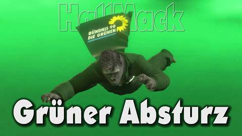 Grüner Absturz