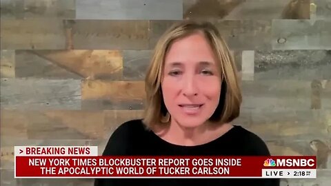 Can't wait until they pull Tucker...Muh disinformation NYT’s karen on what she learned watching