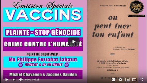 La Plainte pour Crime contre l'Humanité avec Me Philippe Fortabat Labatut