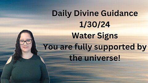 Daily Tarot - Water Signs - Scorpio, Pisces, Cancer sun, moon, rising