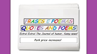 Funny news: Pork price increases! [Quotes and Poems]