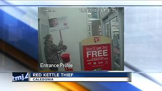 Salvation Army red kettle stolen from Caledonia Walgreens