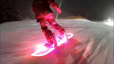 The LED Snowboard!
