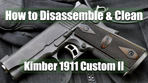 How to disassemble and clean a Kimber 1911 magazine.