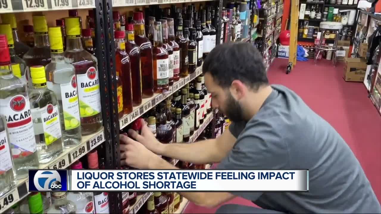 Liquor stores statewide feeling impact of alcohol shortage