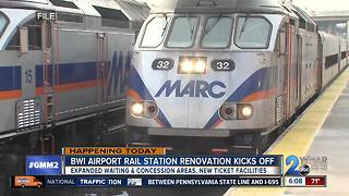 BWI Airport rail station renovation kicks off