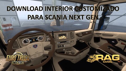 100% Mods Free: Interior Customizado para Scania NTG