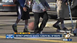 San Diego Unified School District approves school climate bill of rights