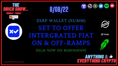 $XRP WALLET SET TO OFFER INTERGRATED FIAT ON & OFF-RAMPS- $XLM NOW ON ROBINHOOD