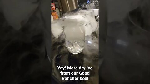 Dry ice fun.