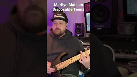 Marilyn Manson - Disposable Teens Guitar Cover (Part 1) - Harley Benton Dullahan