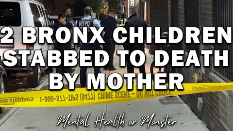 2 Bronx Children STABBED to death by MOTHER | Mental Health or Monster