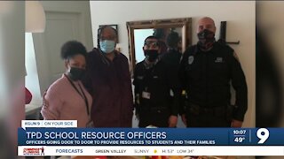 TPD SROs continue serving students and their families amid pandemic