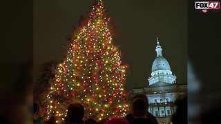 Michigan History Throwback: The State of Michigan Christmas Tree