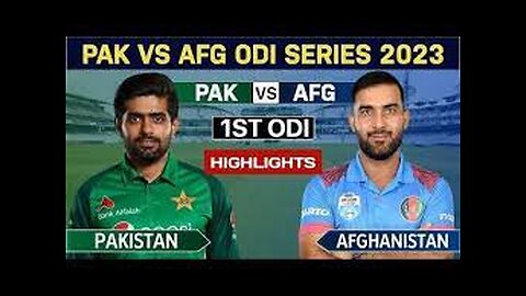 PAKISTAN VS AFGHANISTAN FULL HIGHLIGHTS 1ST ODI 2023 Haris Rauf Man of the Match_1080p