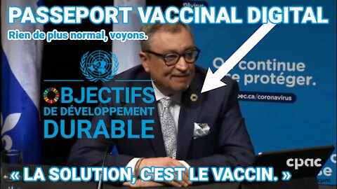 Arruda et Dubé font la promo du passeport vaccinal digital