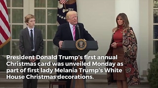White House Releases Trump’s First Christmas Card As President, 1 Huge Difference from Obama’s Card