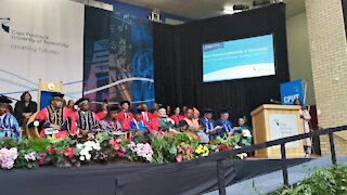 SOUTH AFRICA - Cape Town - Denis Goldberg during a speech after receiving a honourable Doctorate (video) (f4R)