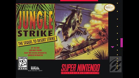 Jungle Strike (1993, Sega Genesis, SNES, Game Boy, PC, Amiga) Full Playthrough