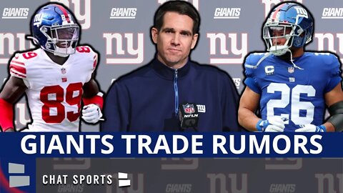 Giants Cut Kyle Rudolph + MAJOR Giants Rumors: Trade Saquon Barkley? + Kadarius Toney Trade Rumors