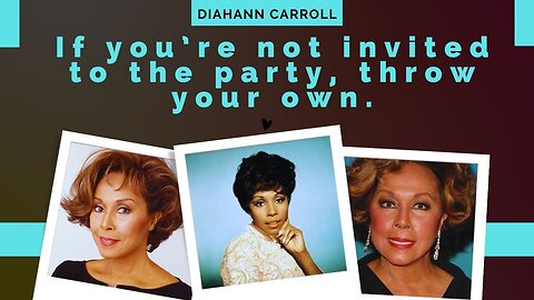 The BEST interview given by Diahann Carroll