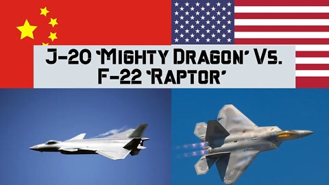 J 20 ‘Mighty Dragon’ Vs F 22 ‘Raptor’ #f22 #j20 #usmilitary #chinamilitary
