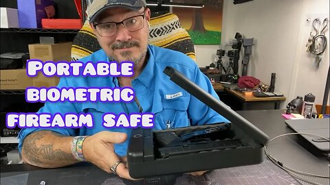 Small and portable! Biometric Gun Safe