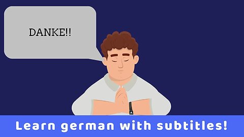 Deutsch lernen | Dialog | Dankeschön😊| Wortschatz | Verben