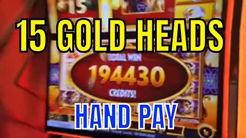 15 GOLD HEADS Hand Pay✅ Las Vegas Thanksgiving 24 Hours of Videos