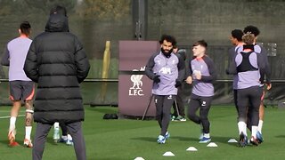 Jurgen Klopp watches on as Liverpool train ahead of Toulouse Europa League clash