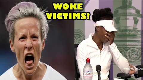 Woke Athletes Megan Rapinoe and Venus Williams play the VICTIM CARD in sports on EQUAL PAY DAY!