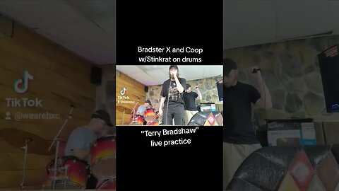 #BXCMusic with Stinkrat on #drums, #bandpractice for #liveshows #comingup #horrorcore #rappers