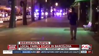 Local Bakersfield family stuck in Barcelona