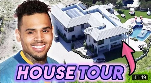 Chris brown house tour| $4.3 million smart house