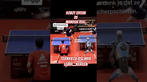 Tehnik Tinggi most insane table tennis 🏓 skills caught on camera #viral #tabletennis #ai #airobots